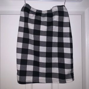 SHEIN Plaid mini skirt size XS